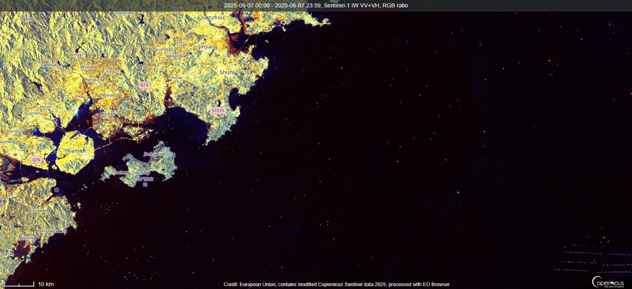 South China Sea RGB ratio composite