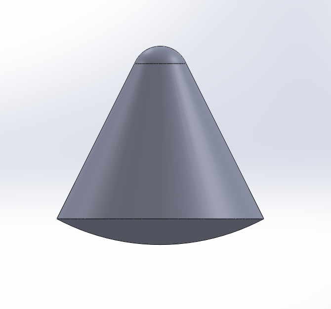 Model — reentry capsule