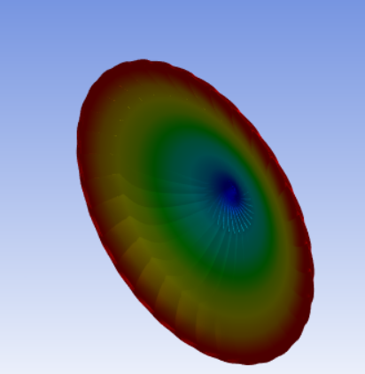 Total deformation at resonance mode 1